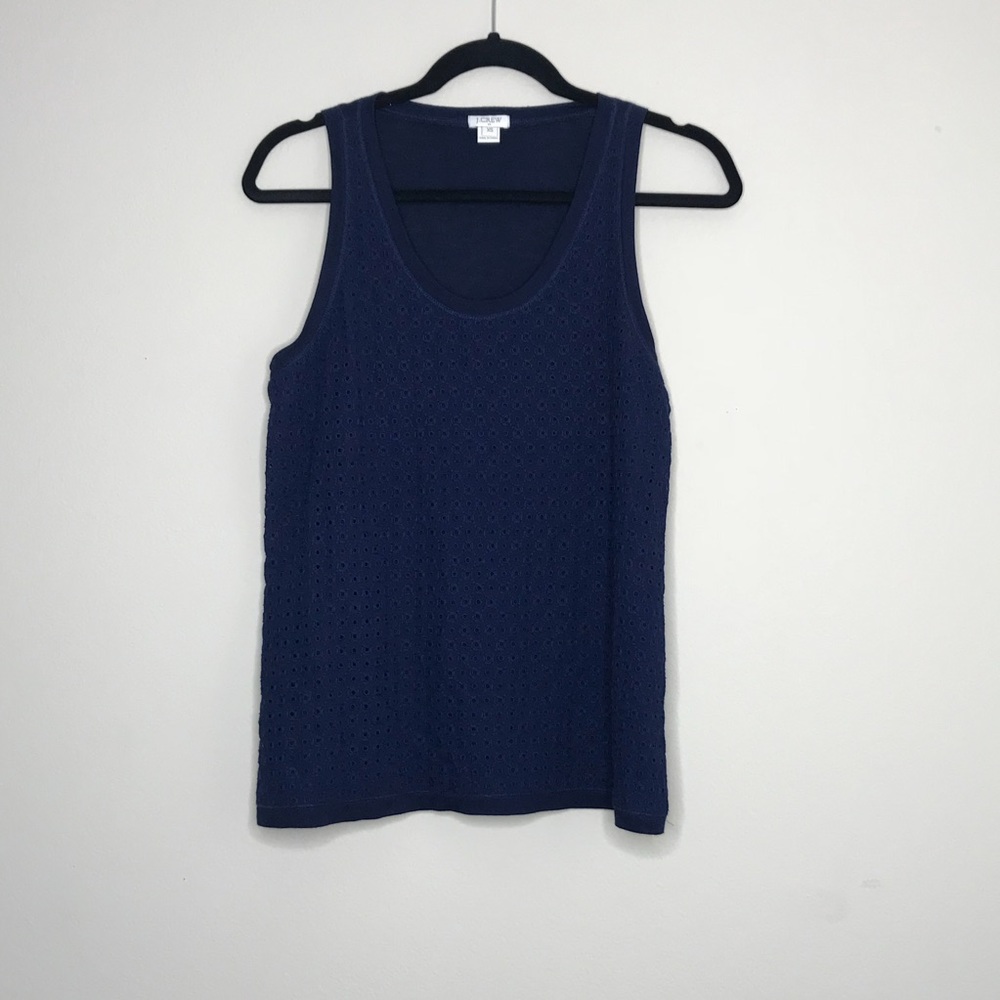 J. Crew navy blue tank top